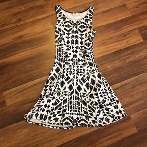 Black and white dress